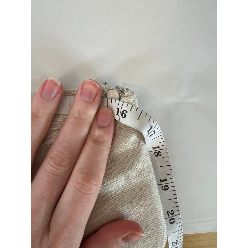 Alberto Makali Women's 8 Beige Cream Trouser Pants Cropped Minimalist FLAWS - Picture 5 of 11